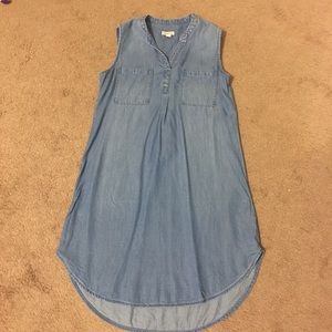Chambray Tunic Dress